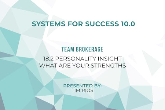 18.2 – Personality Insight – What Are...
