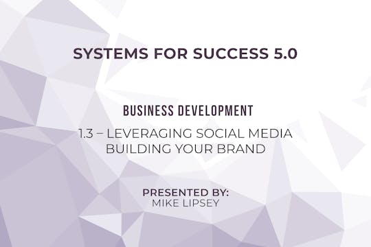 1-3 - Leveraging Social Media