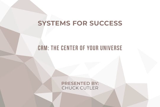 SFS_Disc 3_2. CRM; The Center of Your...