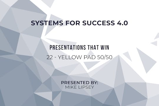 22- Yellow Pad 50-50