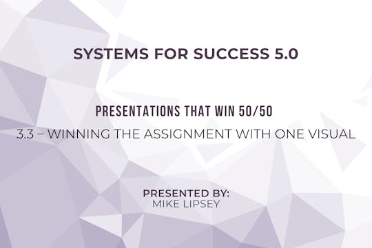 3-3 – Winning the Assignment with One...