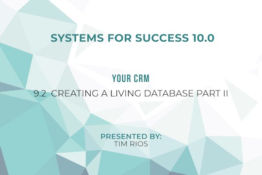 9.2_Creating a Living Database Part 2-