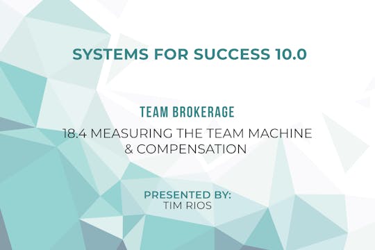 18.4 – Measuring the Team Machine and...