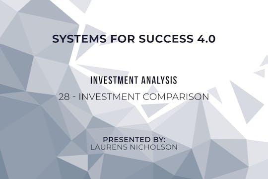 28 – Investment Comparison