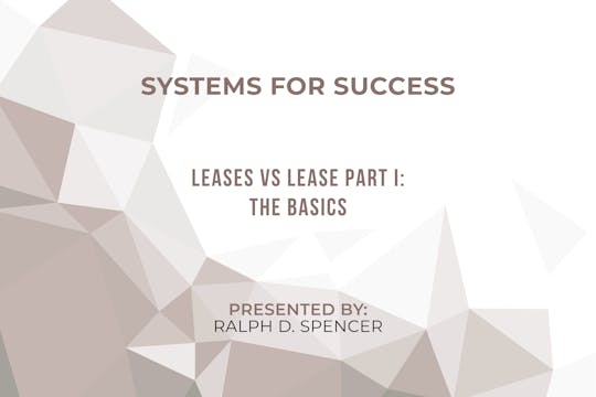 SFS-Disc 2_3. Lease vs. Lease Part I ...