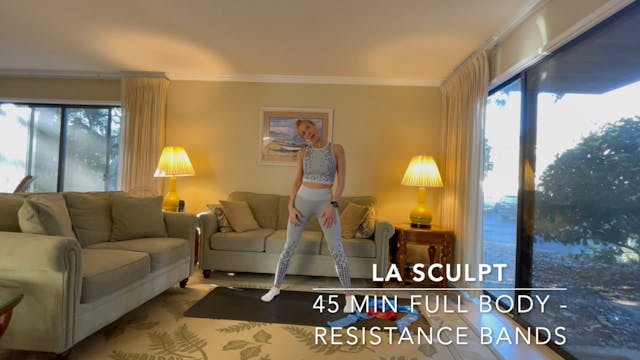 45 Min Full Body - Loop + Long Resistance Bands