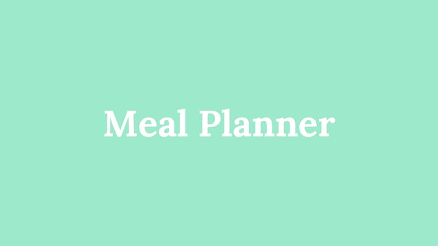 Meal Planner