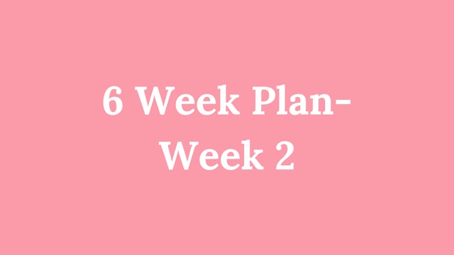 6 Week Plan - Week 2: Healthy Snacking