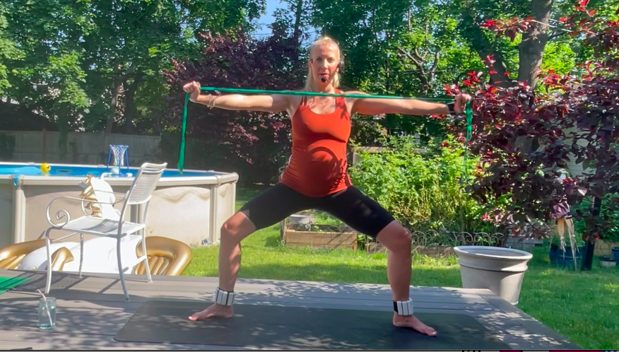 46 Min Full Body Sculpt - 1 lb weights + long resistance band (Live 6/6)