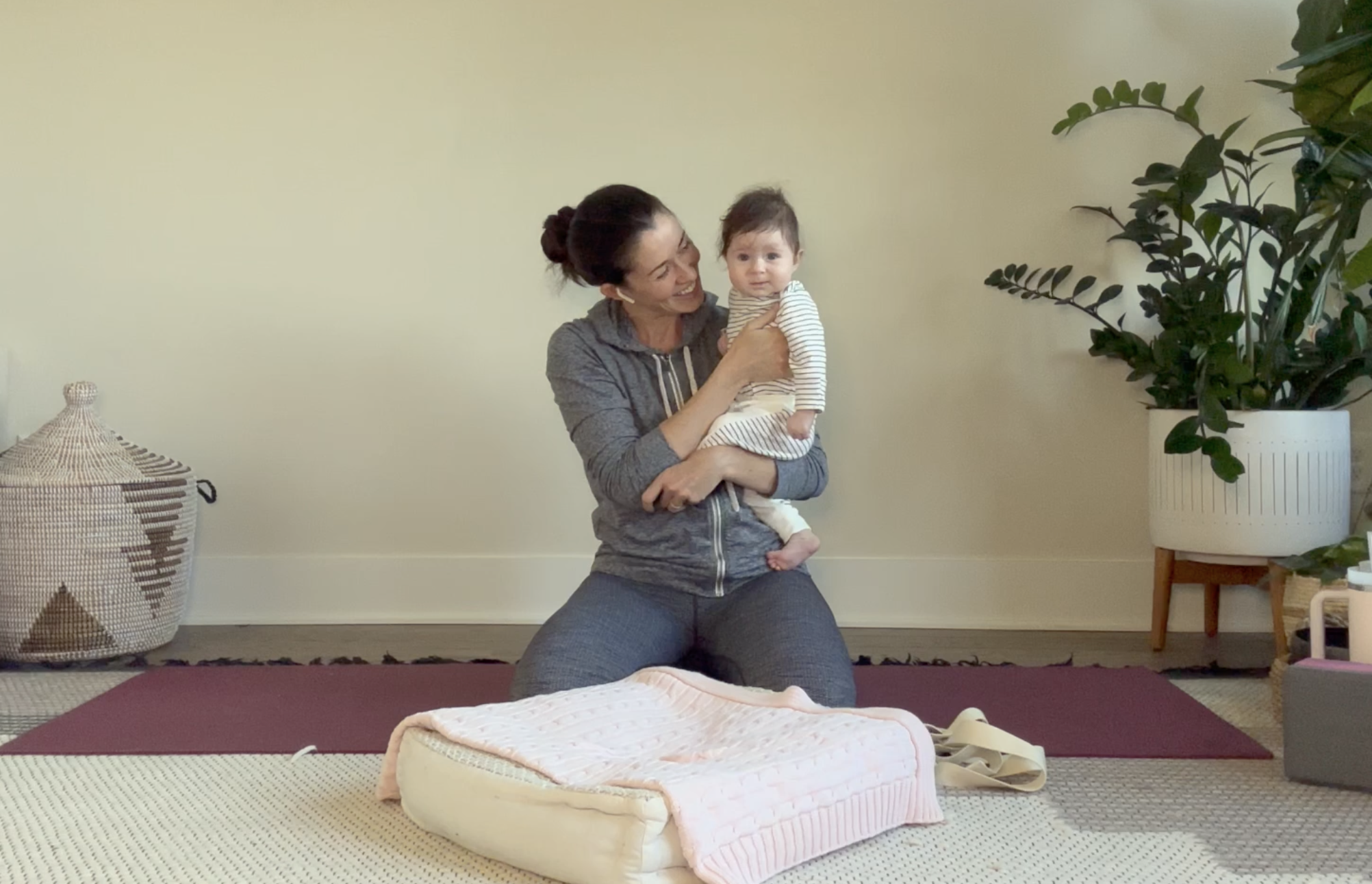 Jen Stewart Yoga - 13 Min Baby Massage + Adult Shoulders