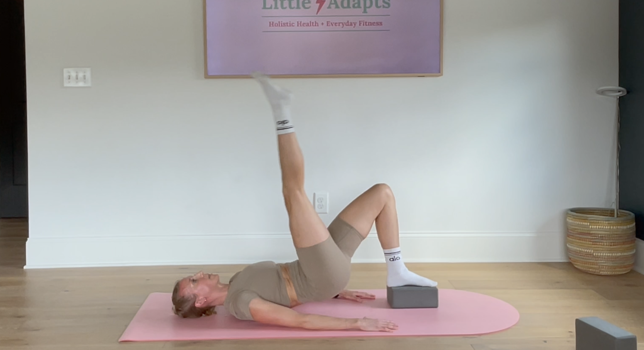 15 Min Booty Burn - Yoga Block
