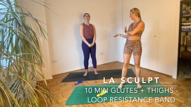 10 Min Glutes + Thighs - Loop Resistance Band