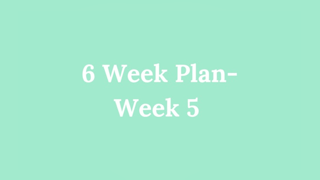 6 Week Plan - Week 5: Daily Movement + Hormone Balance