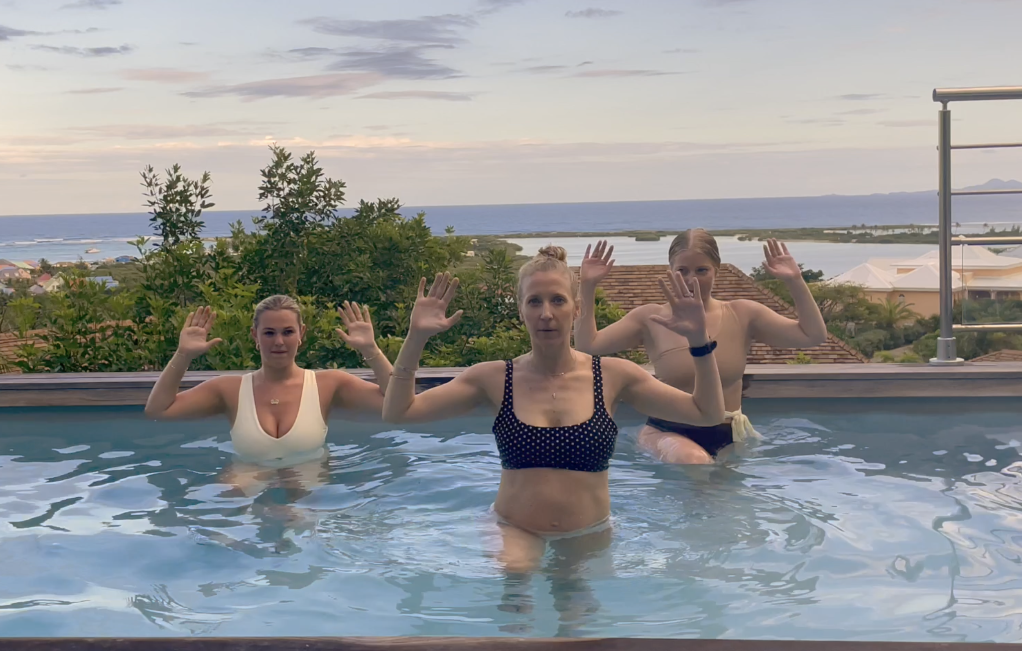 14 Min Arms + Cardio Pool Workout - No Equipment