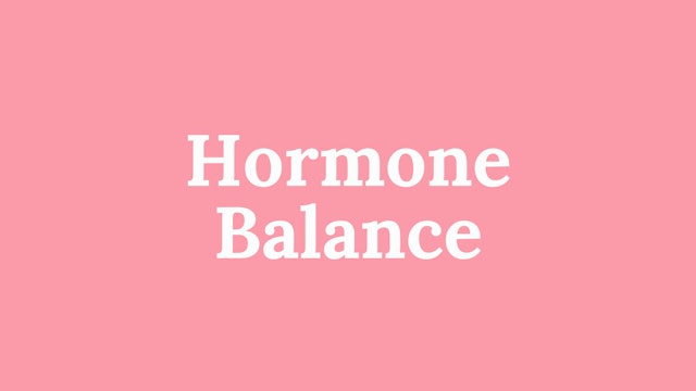 Hormone Balance Program
