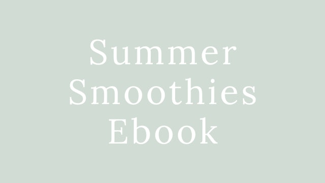 Summer Smoothie Ebook 