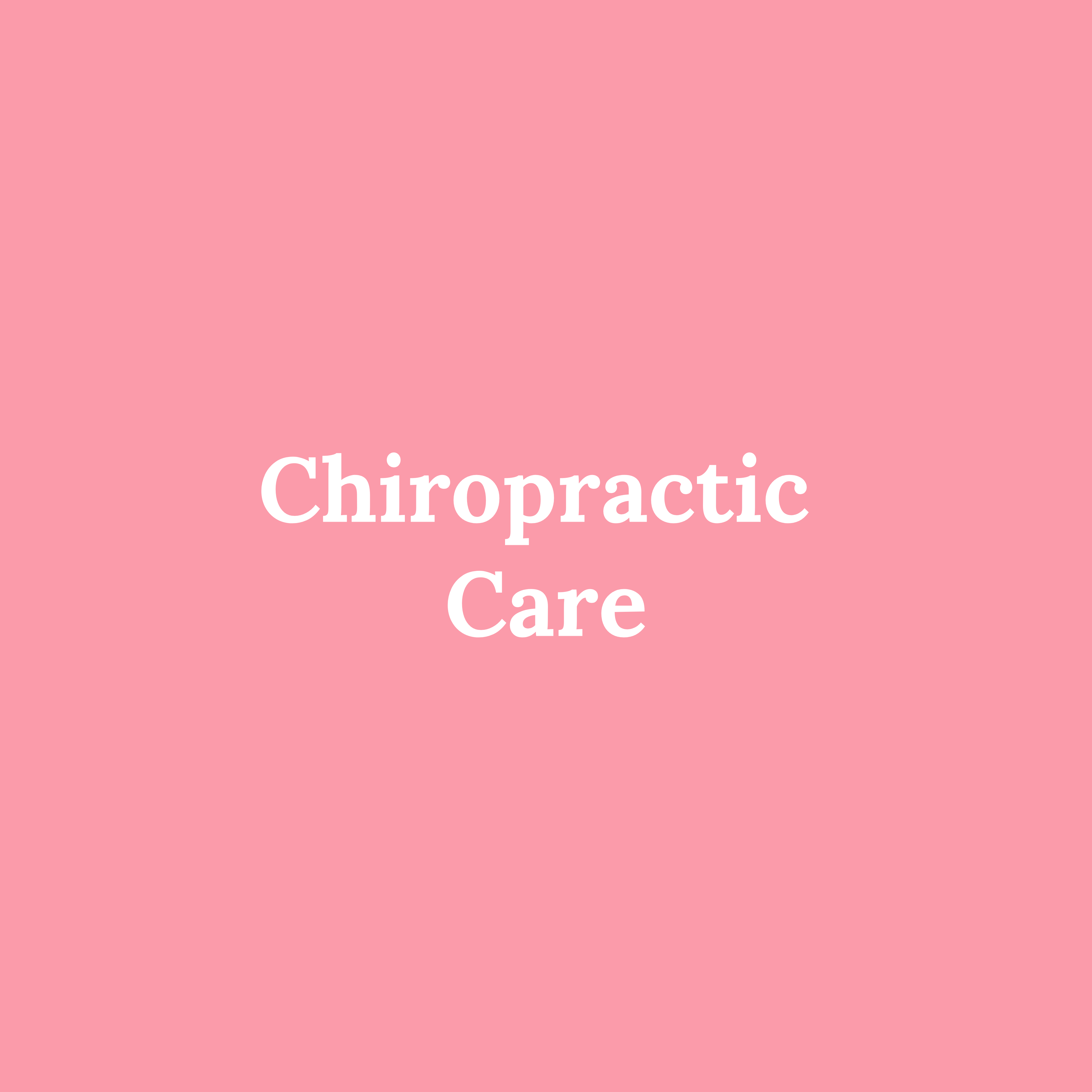 Chiropractic Care