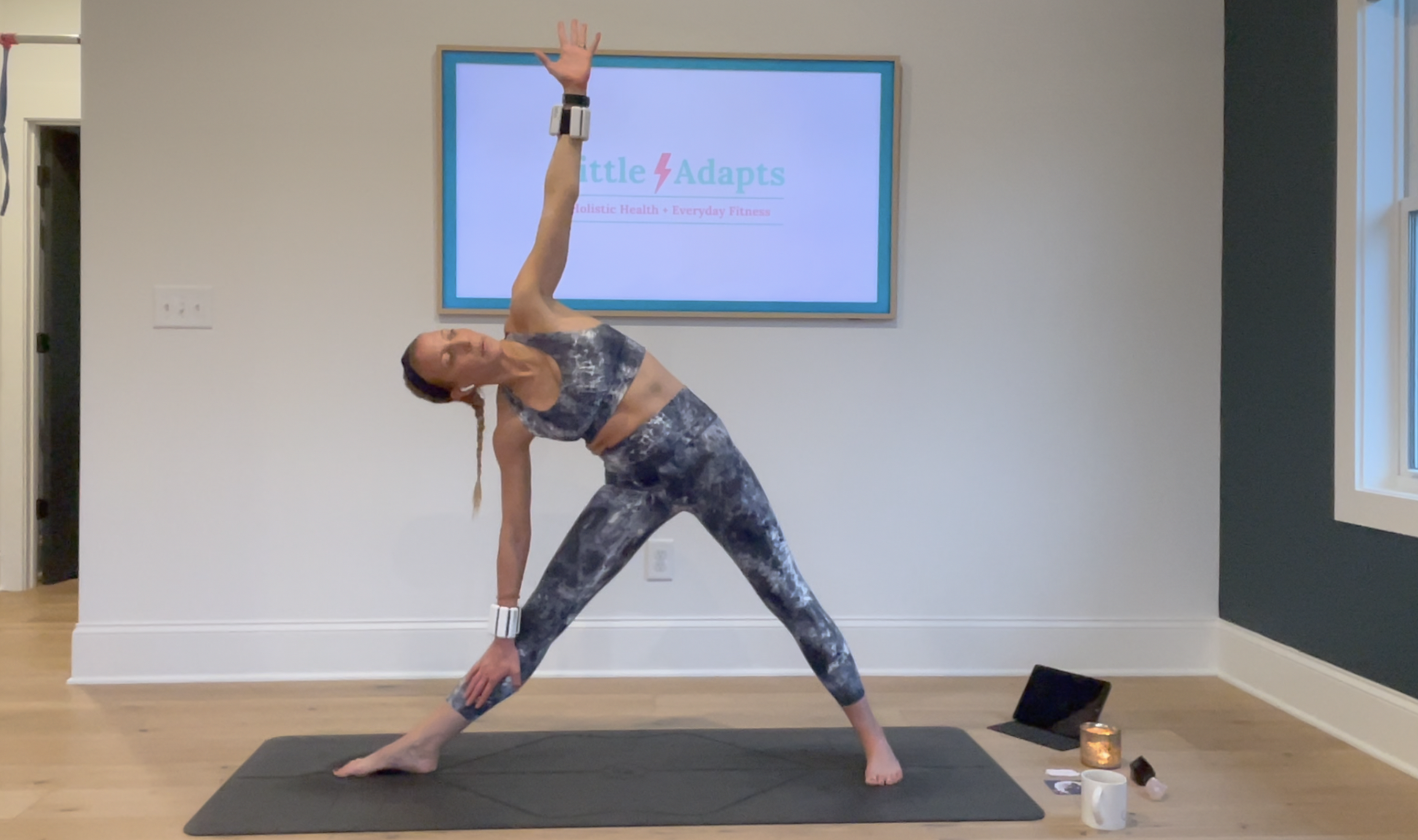 38 Min Prenatal Yoga Sculpt - optional 1 lb weights