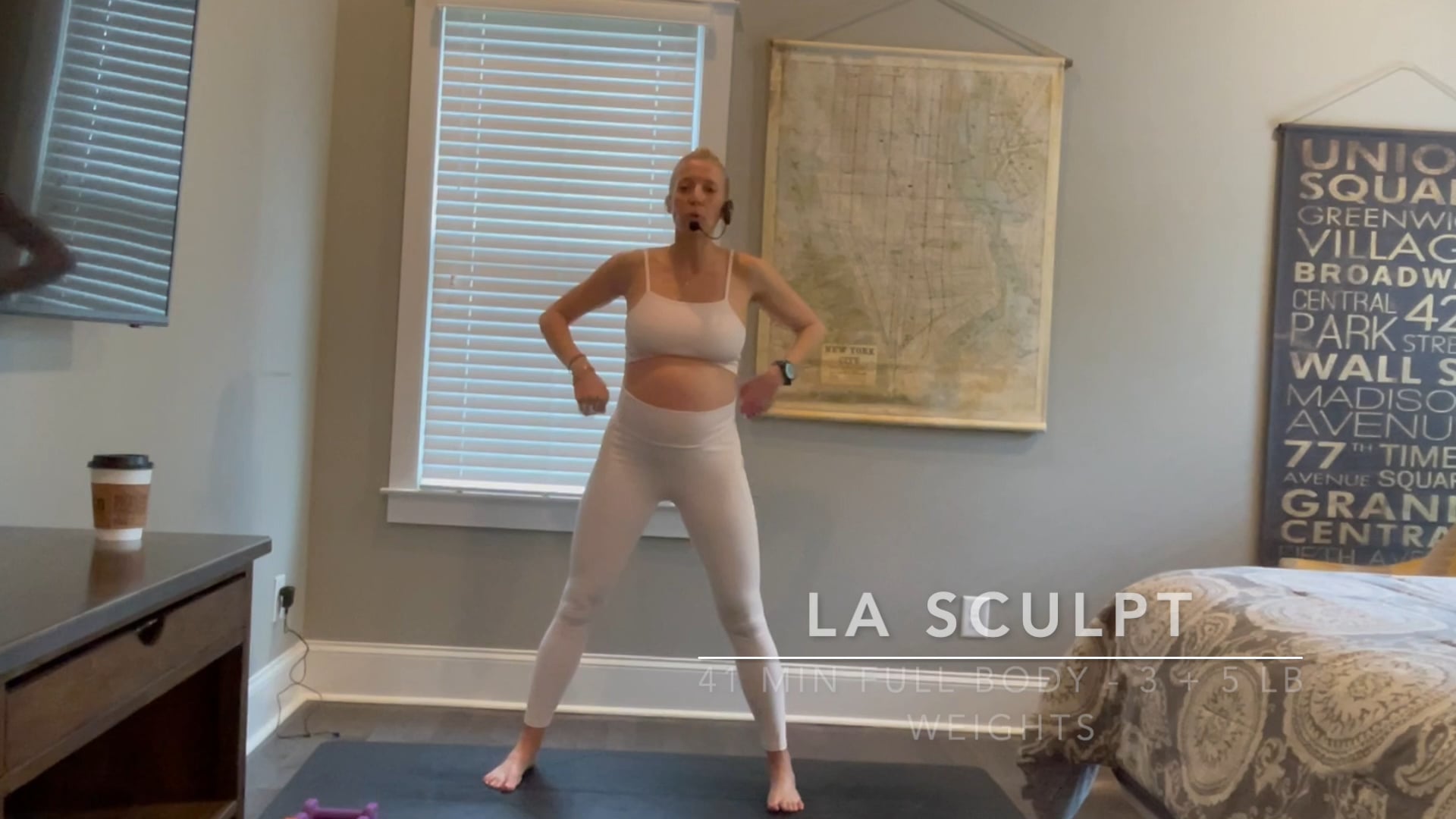 41 Min Full Body Sculpt - 3 + 5 lb weights (Live 5/8)