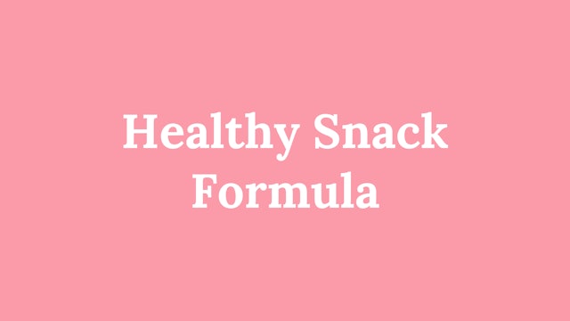 Healthy Snack Formula