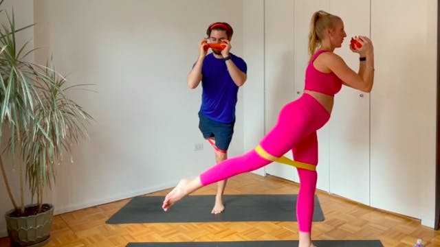10 Min Thighs + Glutes - Loop Resistance Band + Optional Weight