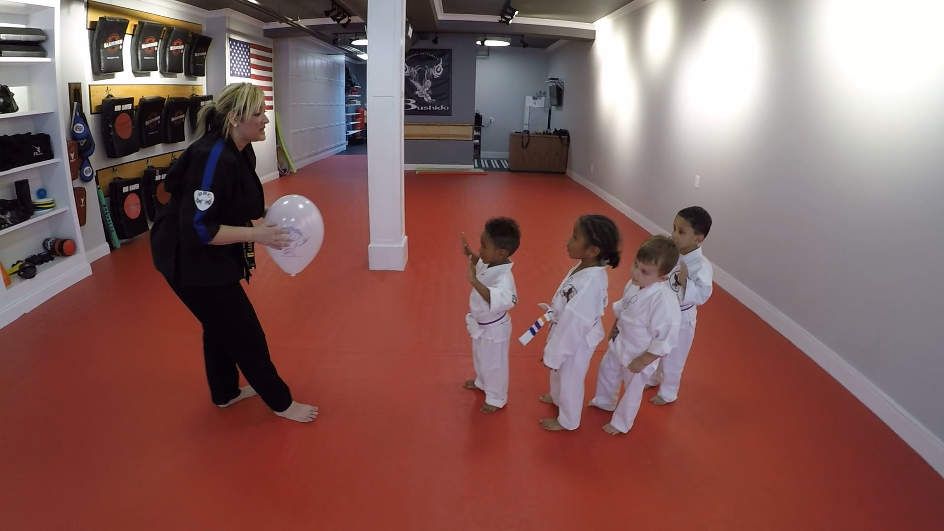 8- Taking turns, Palm Strikes on balloon