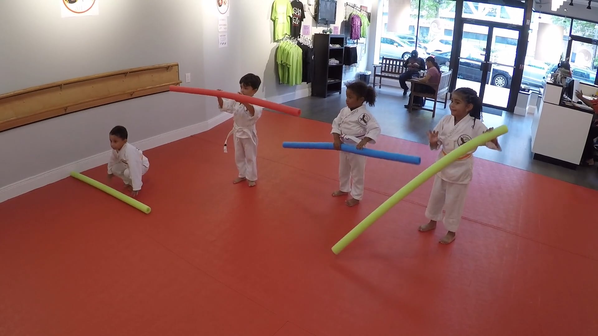 20-Stretching & warm-up, noodle stretches