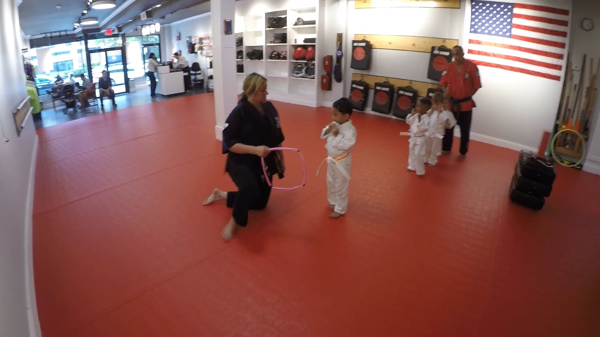 13-Balance & Coordination,5 kicks through the ring