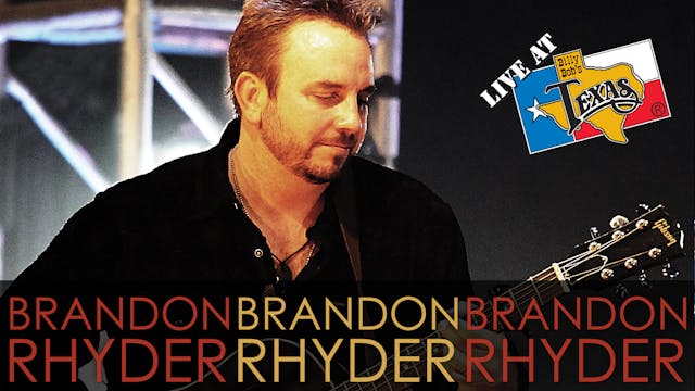 Brandon Rhyder | Live at Billy Bob's ...