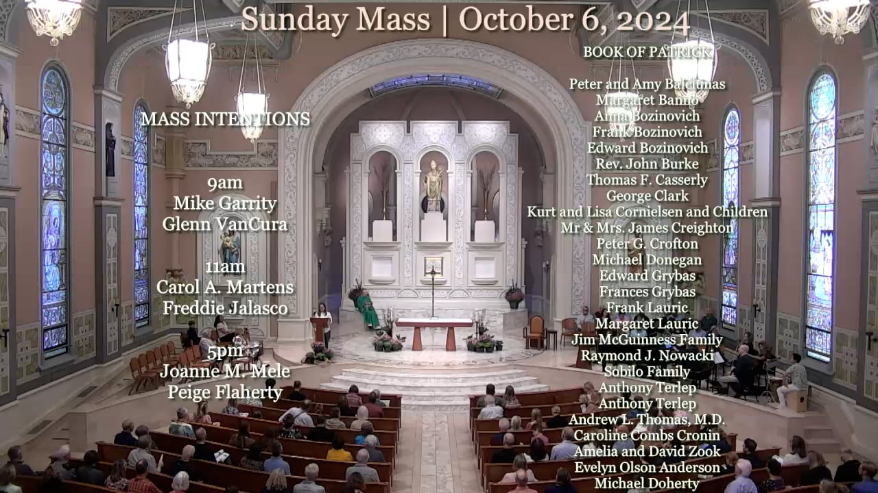 Sunday 9am Mass - 10/6/2024