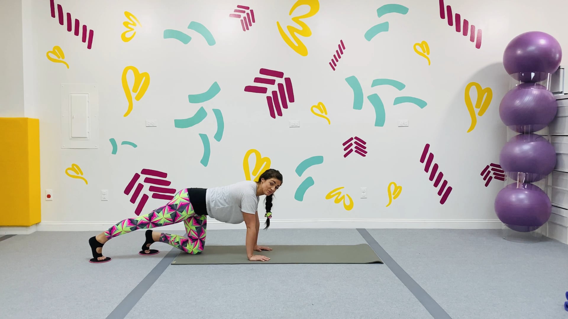 Pilates Mat - Sideline Series with Sliders