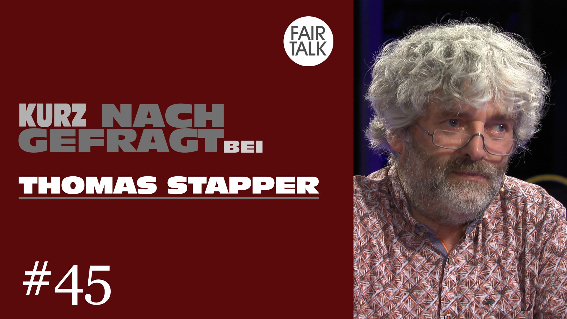 Wir leben noch! Die Impfentscheidung - KURZ NACHGEFRAGT bei THOMAS STAPPER