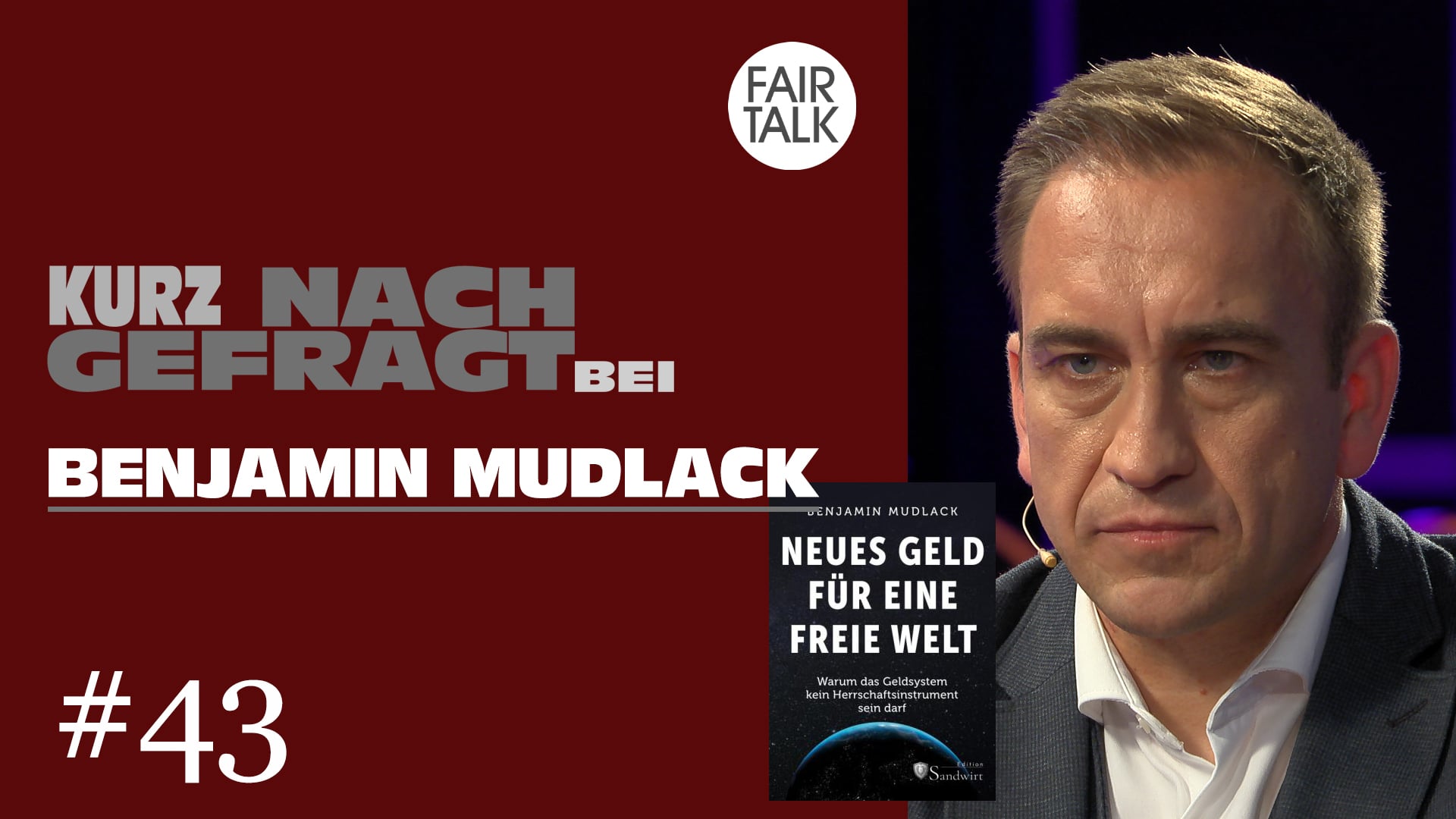 KURZ NACHGEFRAGT bei BENJAMIN MUDLACK
