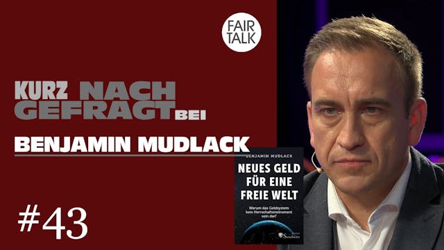 KURZ NACHGEFRAGT bei BENJAMIN MUDLACK