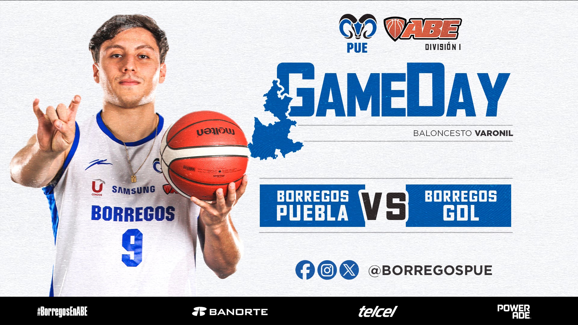 J#2 ABE División I Varonil 2024 | Borregos Puebla vs Borregos Guadalajara