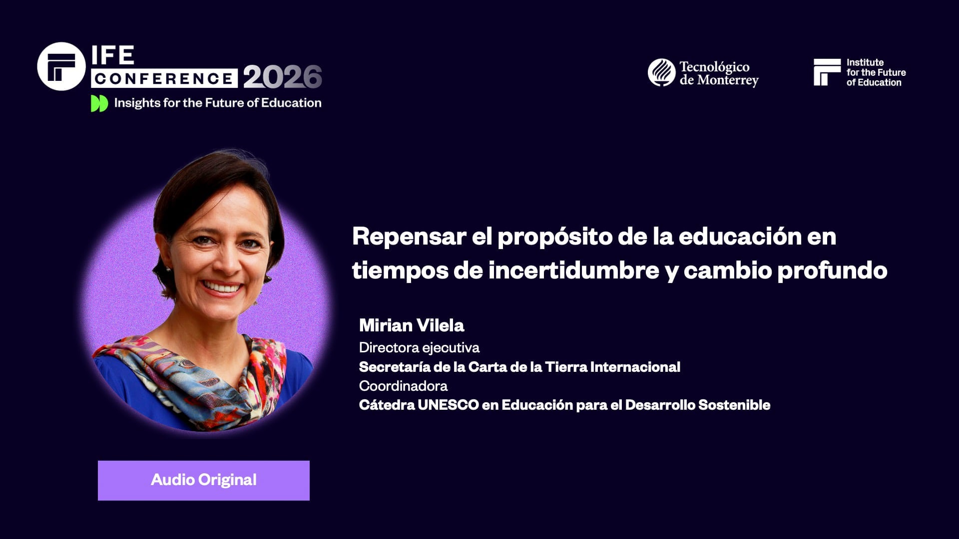 Repensar el propósito de la educación en tiempos de incertidumbre y cambio profundo