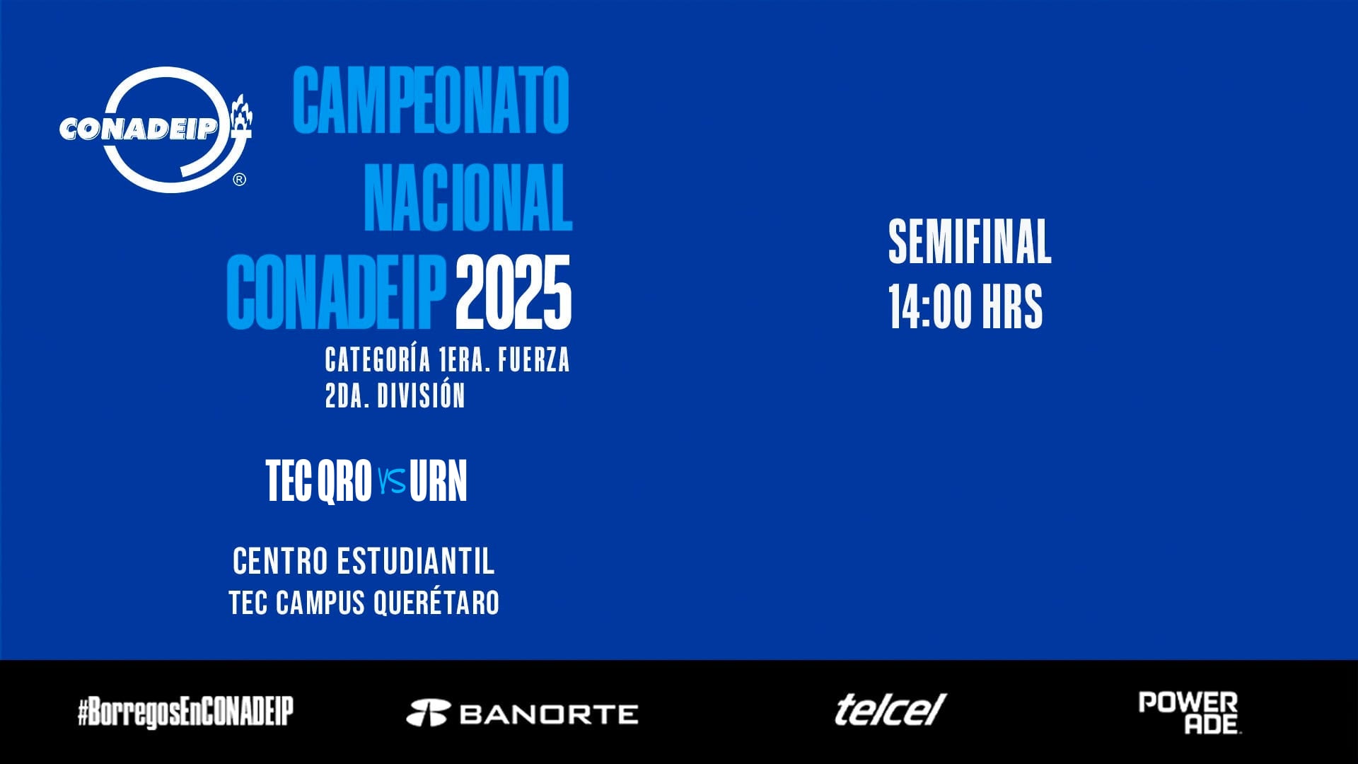 Campeonato Nacional de Voleibol CONADEIP 2025 I SEMIFINAL