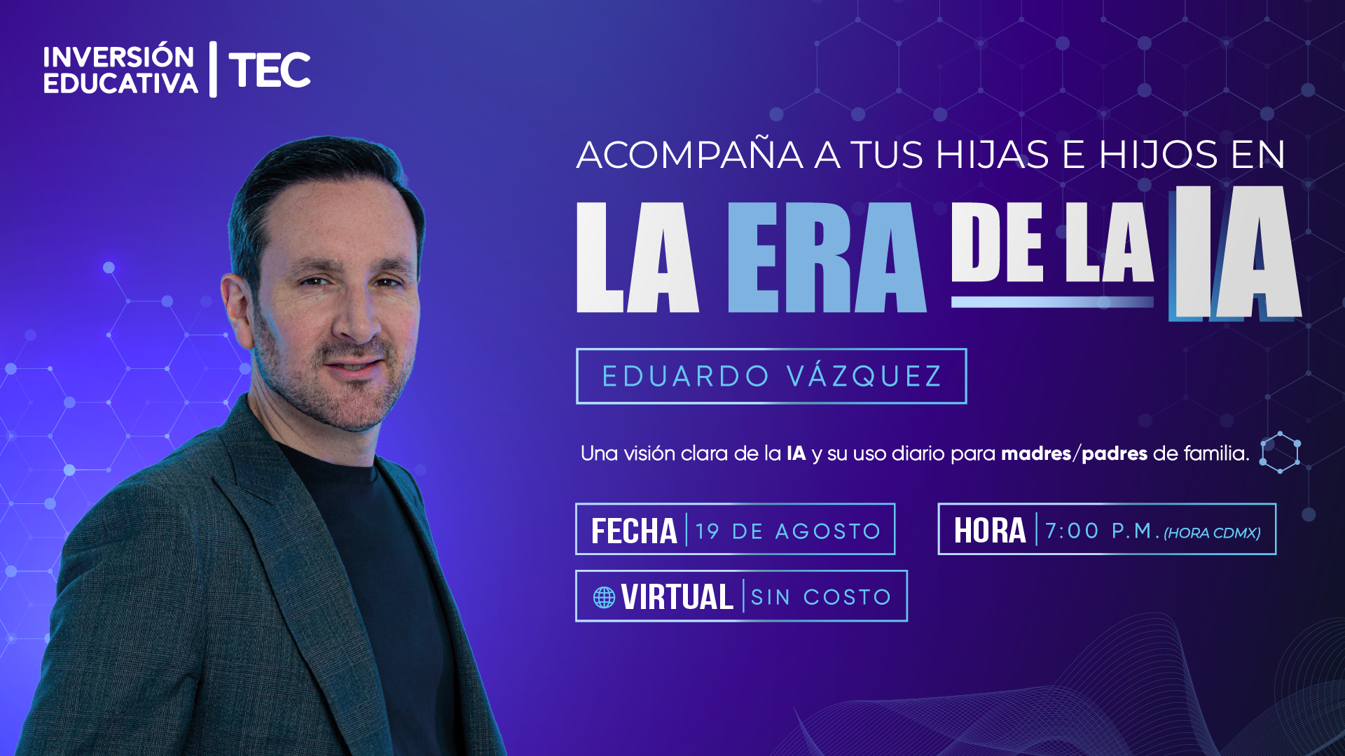 Acompaña a tus hijos en la era de la IA con Eduardo Vázquez