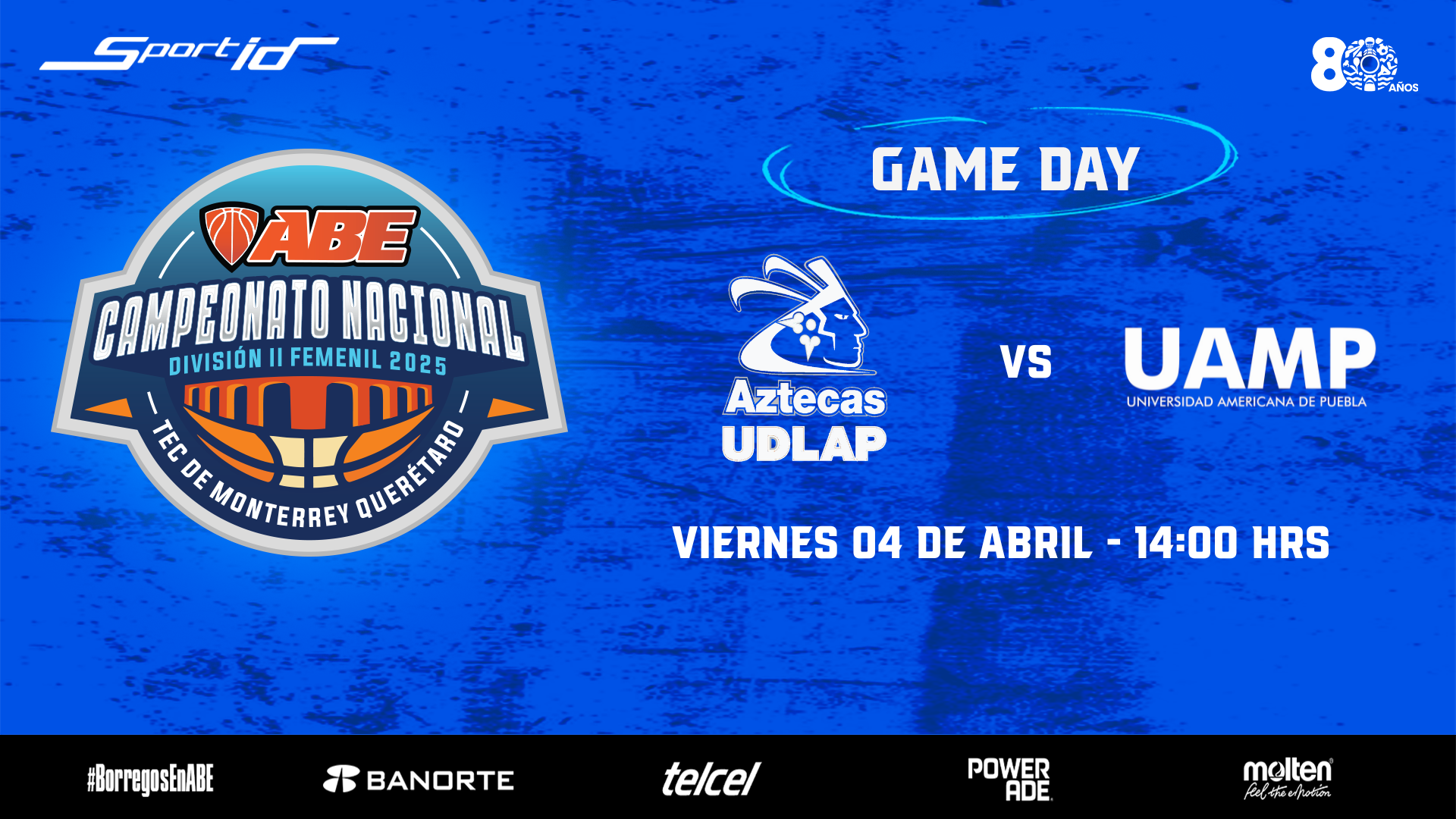 ABE División II Femenil 2025 | UDLAP vs U. Americana de Puebla