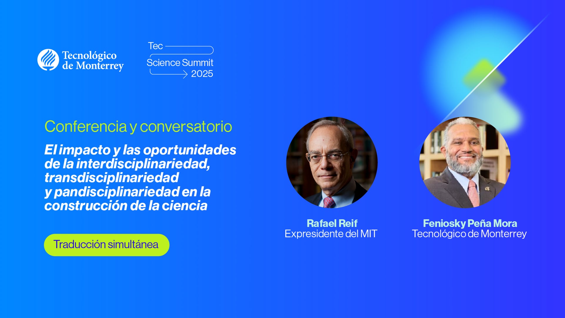 [Trad.] Conferencia Mag. Rafael Reif