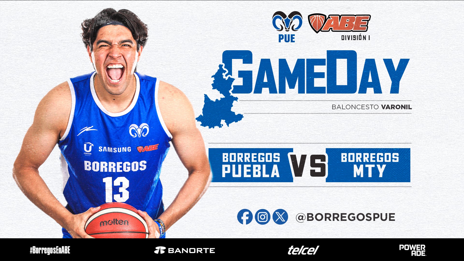 J#8 ABE División I Varonil 2024 | Borregos Puebla vs Borregos Monterrey