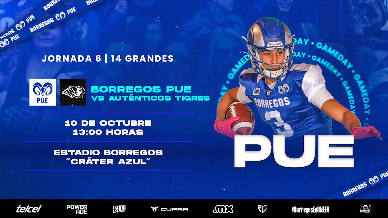 J#6 Borregos PUE vs UANL Auténticos Tigres - LIVE.TEC