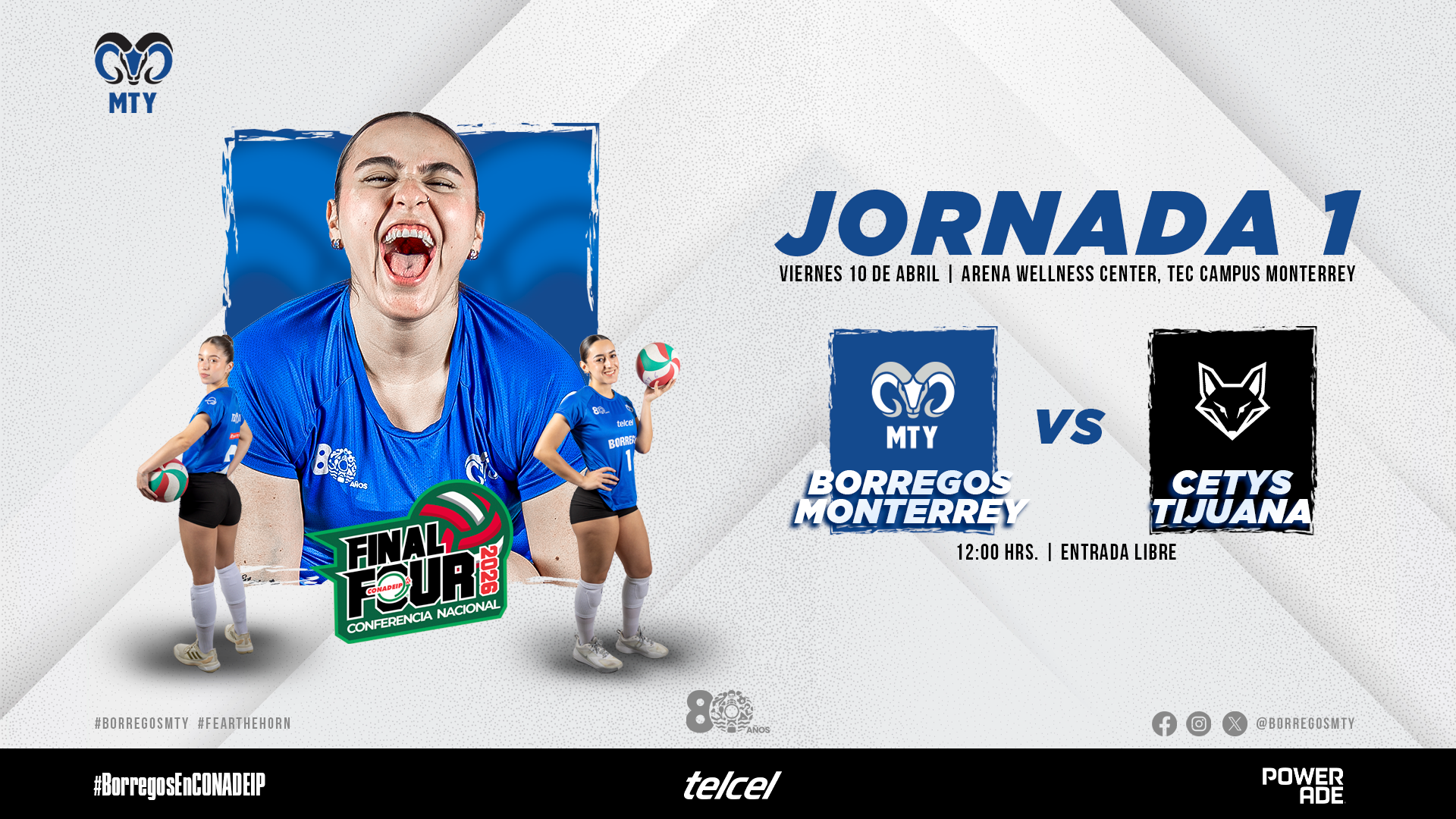 J#1 | Borregos MTY vs CETYS Tijuana