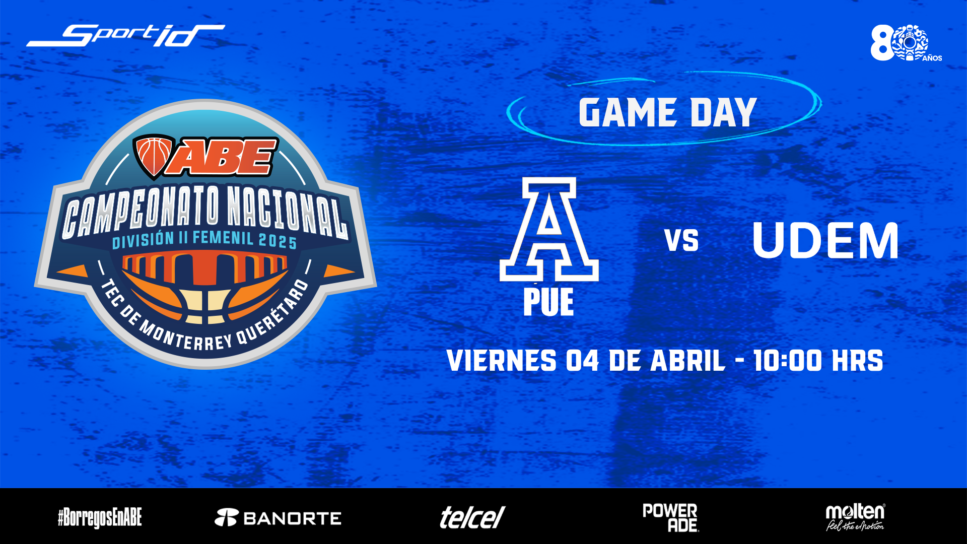 ABE División II Femenil 2025 | Anáhuac Puebla vs UDEM