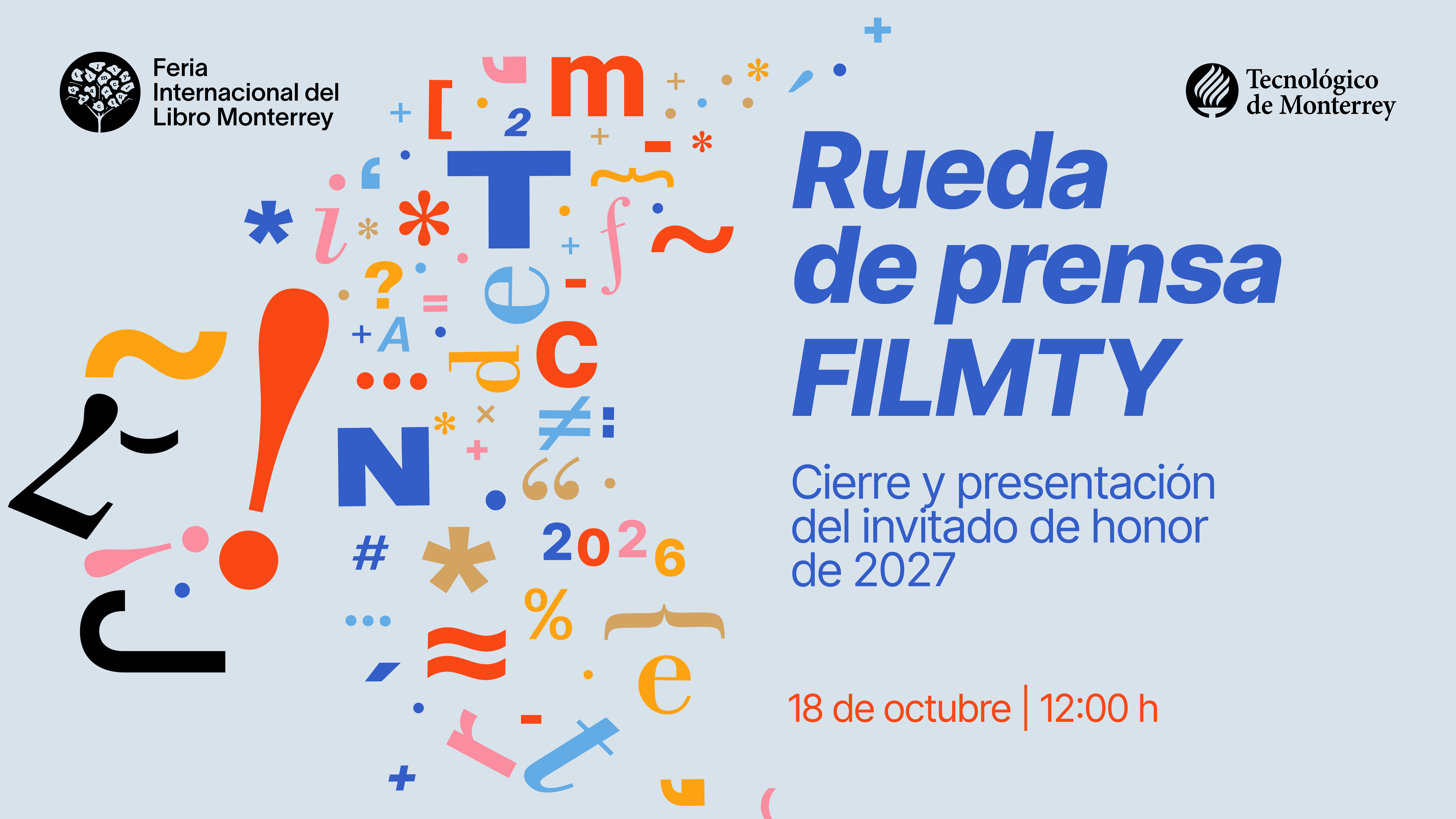 Rueda de prensa de la FILMTY 2026