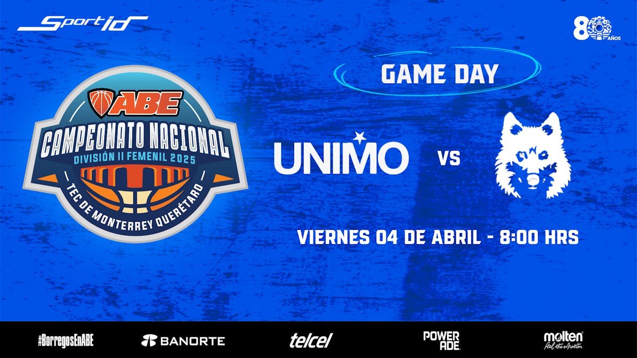 ABE División II Femenil 2025 | Universidad MONTRER vs UAdeC