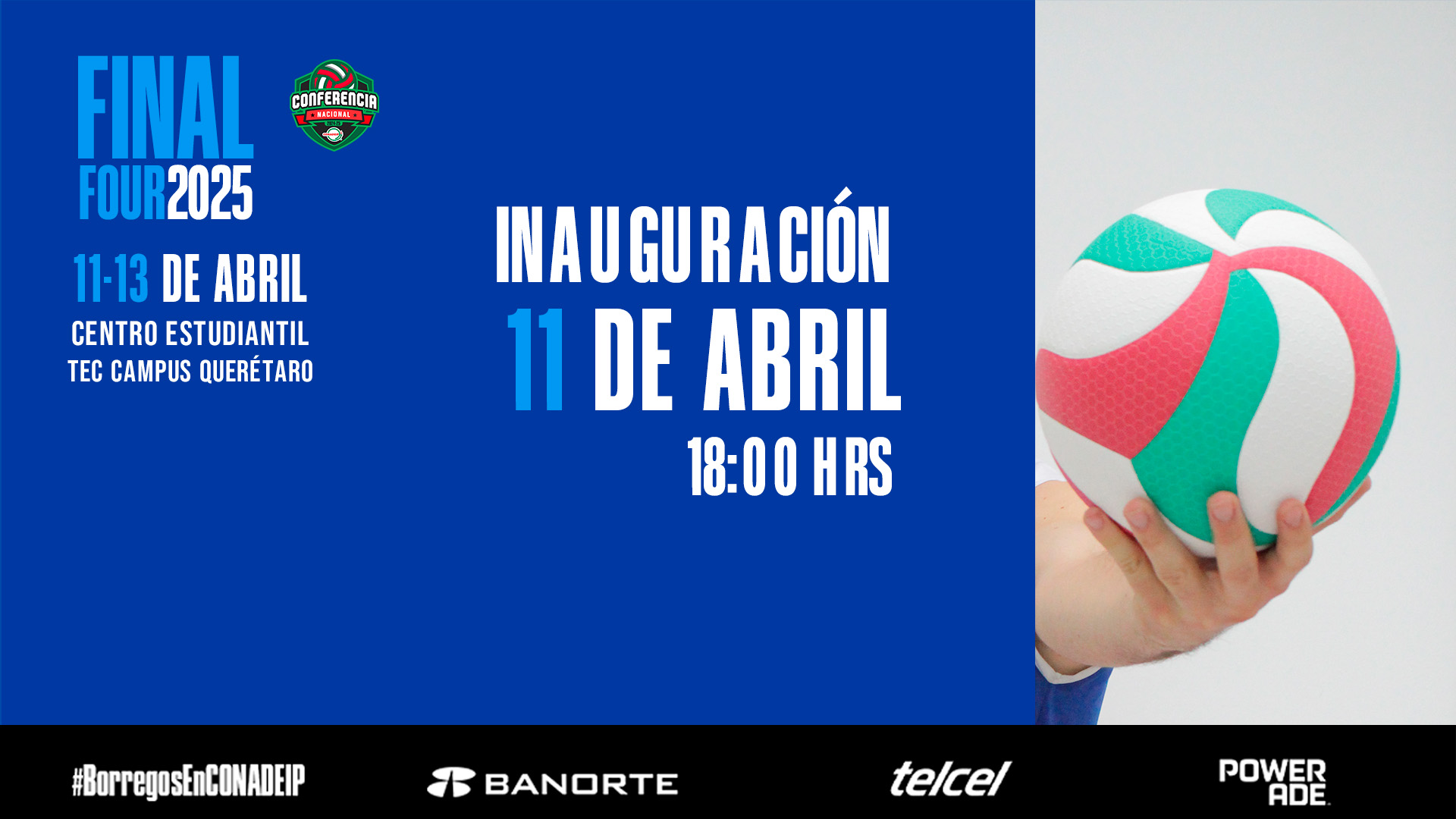 Final Four 2025 Voleibol Inauguración