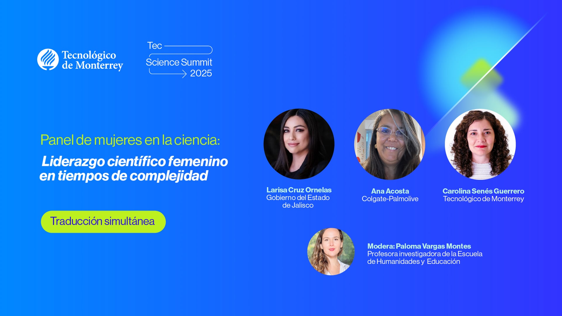 [Trad.] Women in Science Panel: Female Scientific Leadership in Times of Complexity