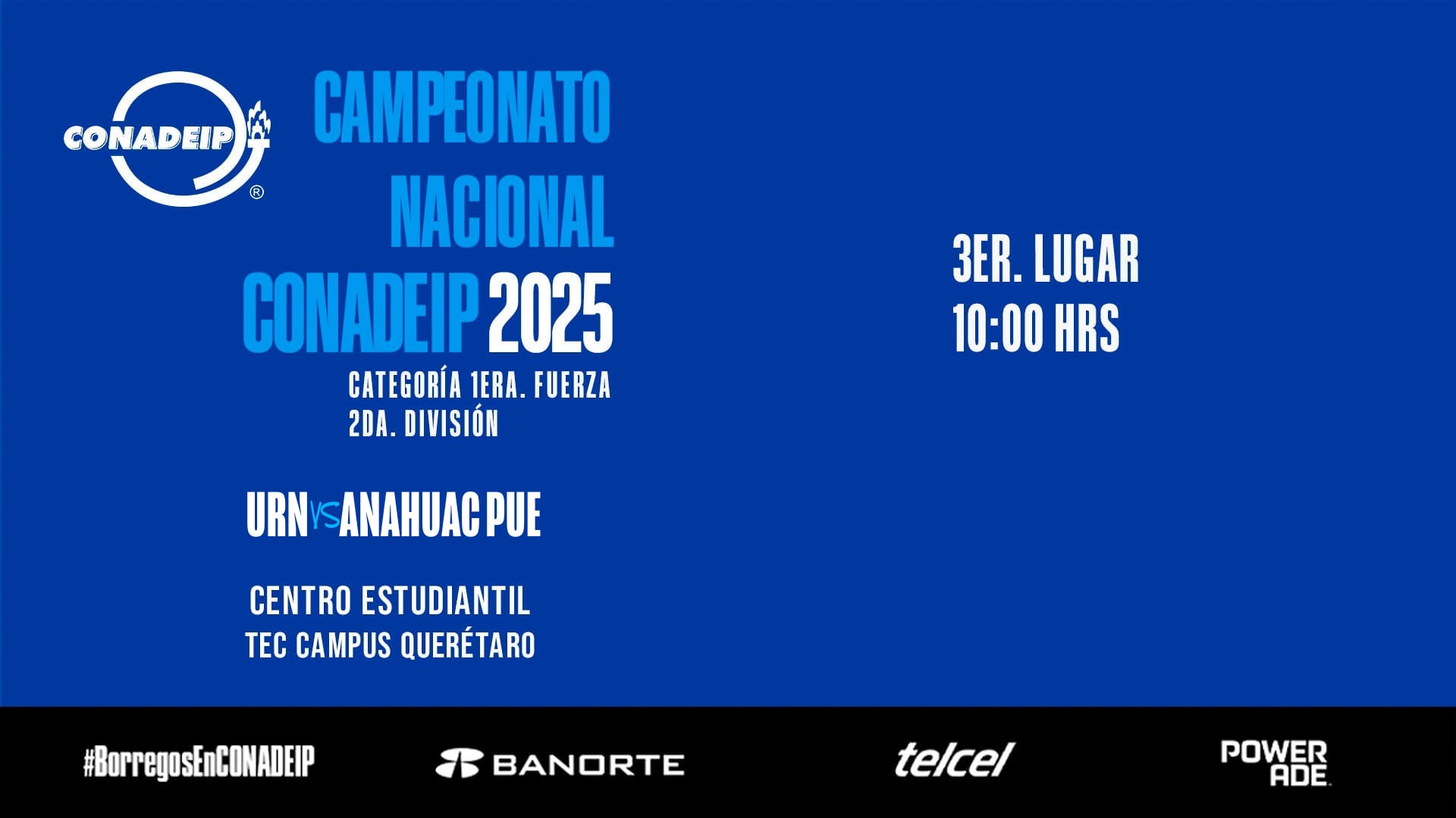 Campeonato Nacional de Voleibol CONADEIP 2025 I 3er. LUGAR