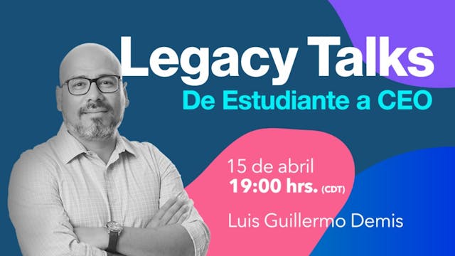 Semana TQueremos | Legacy Talks - Lui...